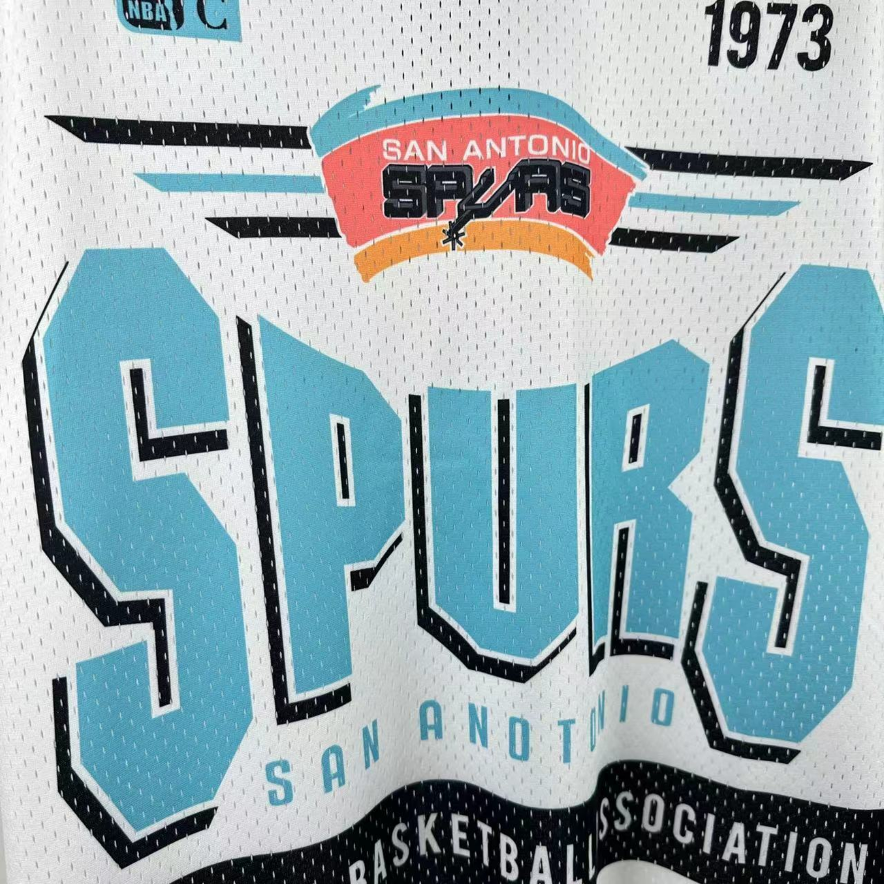 NBA San Antonio Spurs & Ness Hardwood Classics Vintage Jersey