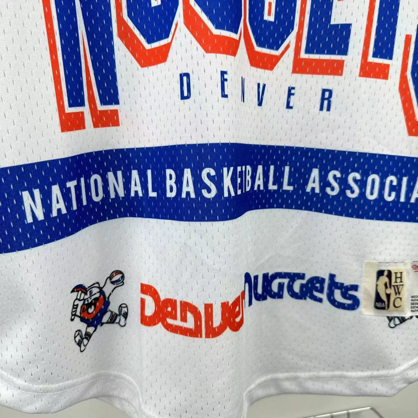 NBA Denver Nuggets & Ness Hardwood Classics Vintage Jersey