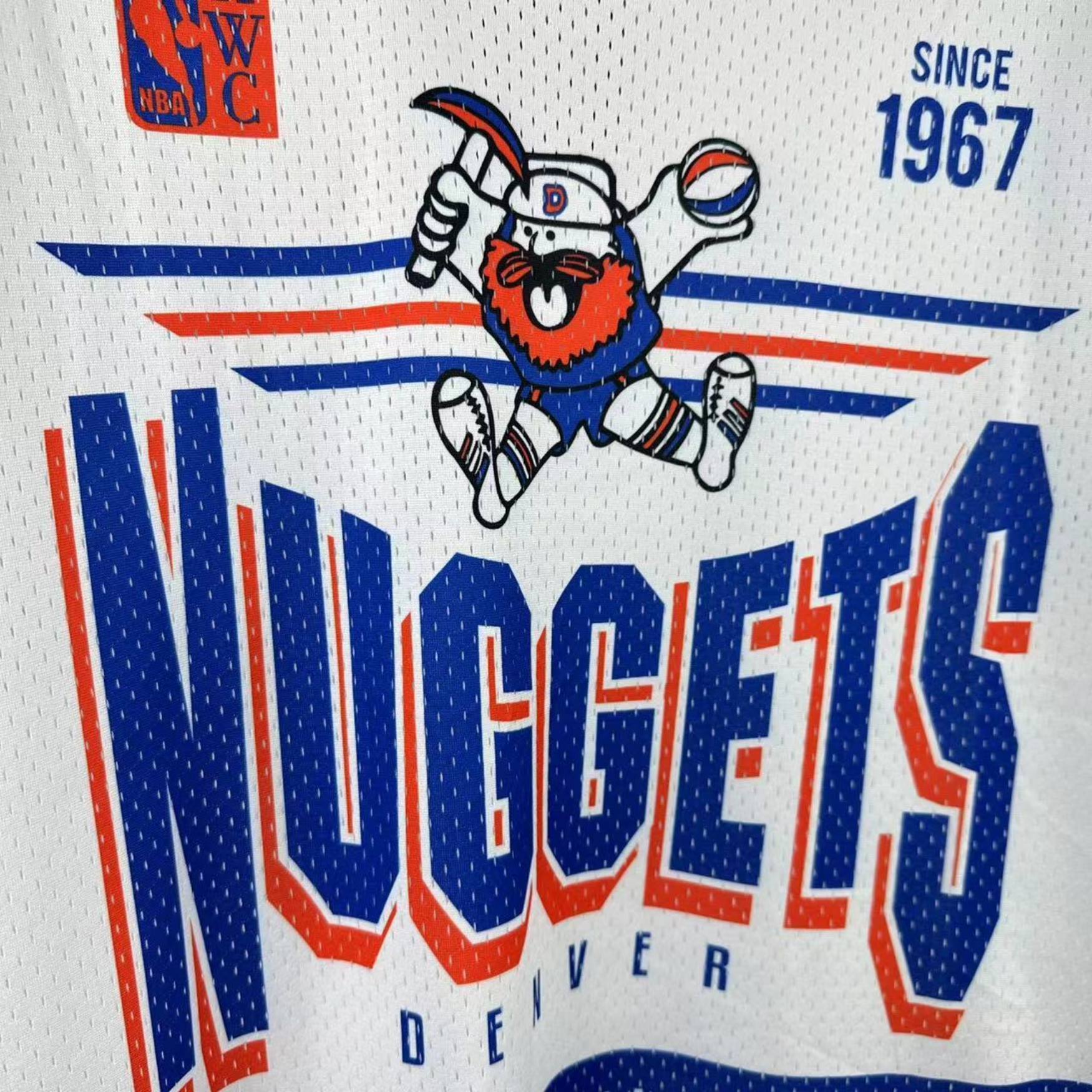NBA Denver Nuggets & Ness Hardwood Classics Vintage Jersey