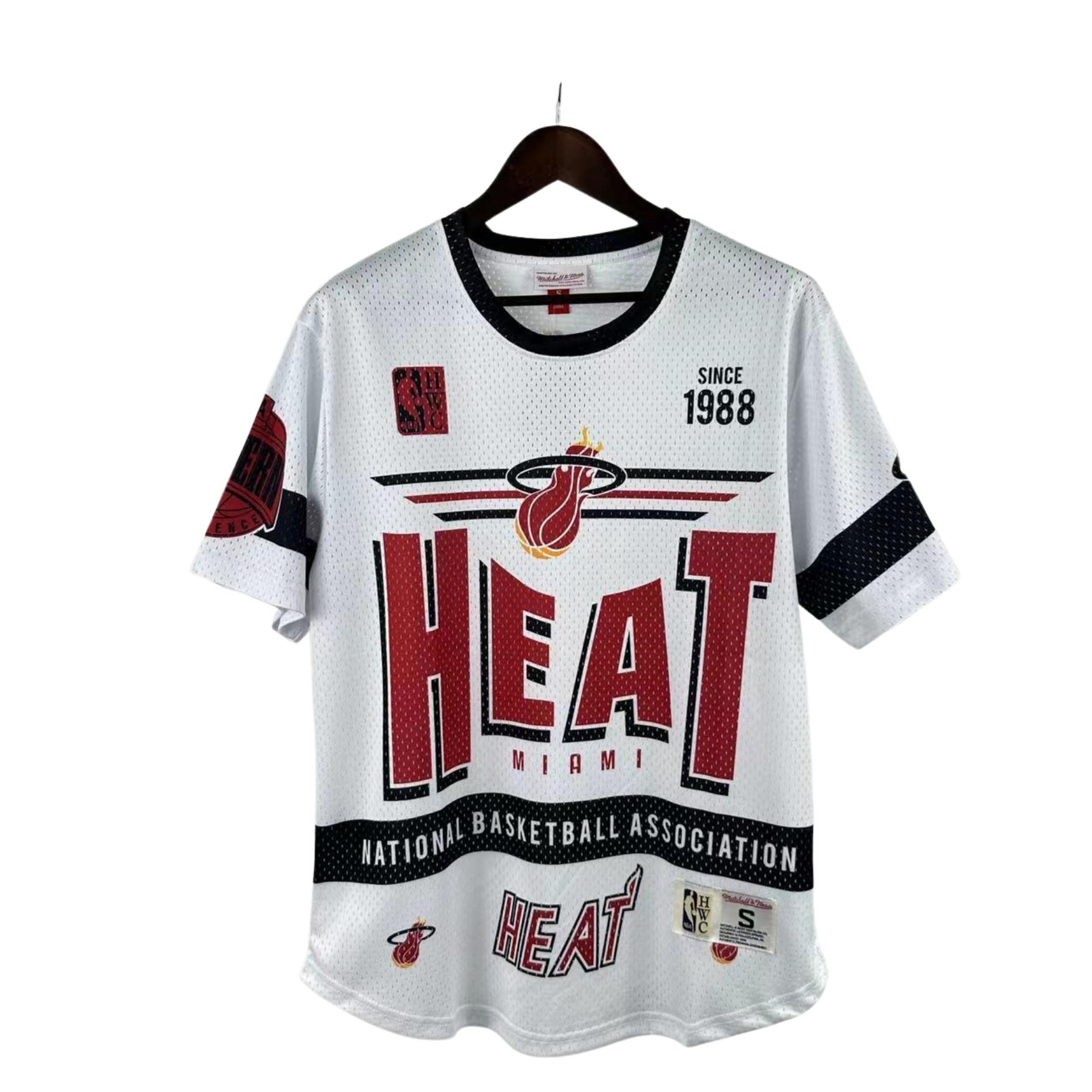 NBA Miami Heat Mitchell & Ness Hardwood Classics Vintage Jersey