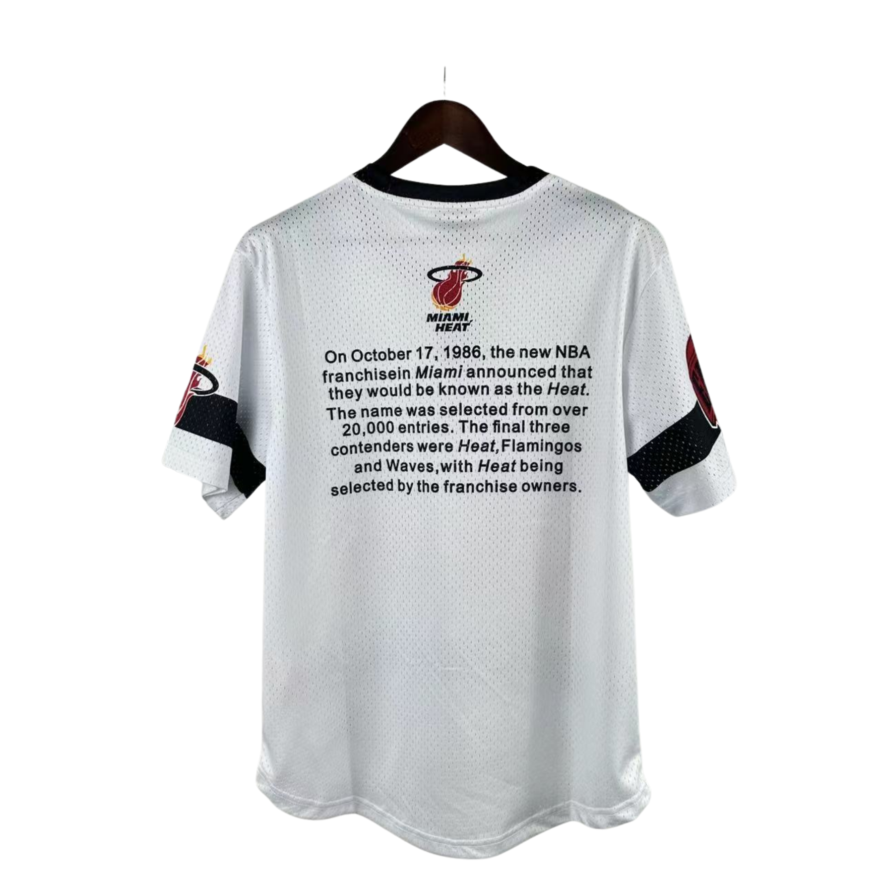 NBA Miami Heat Mitchell & Ness Hardwood Classics Vintage Jersey