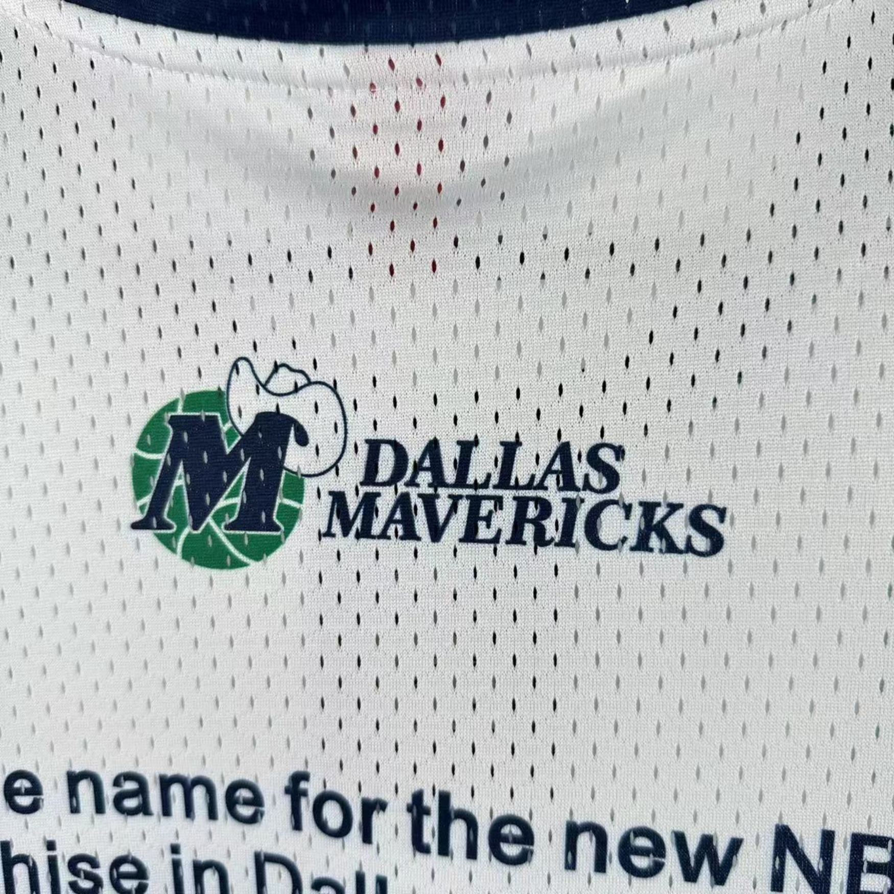 NBA Dallas Mavericks Mitchell & Ness Hardwood Classics Vintage Jersey