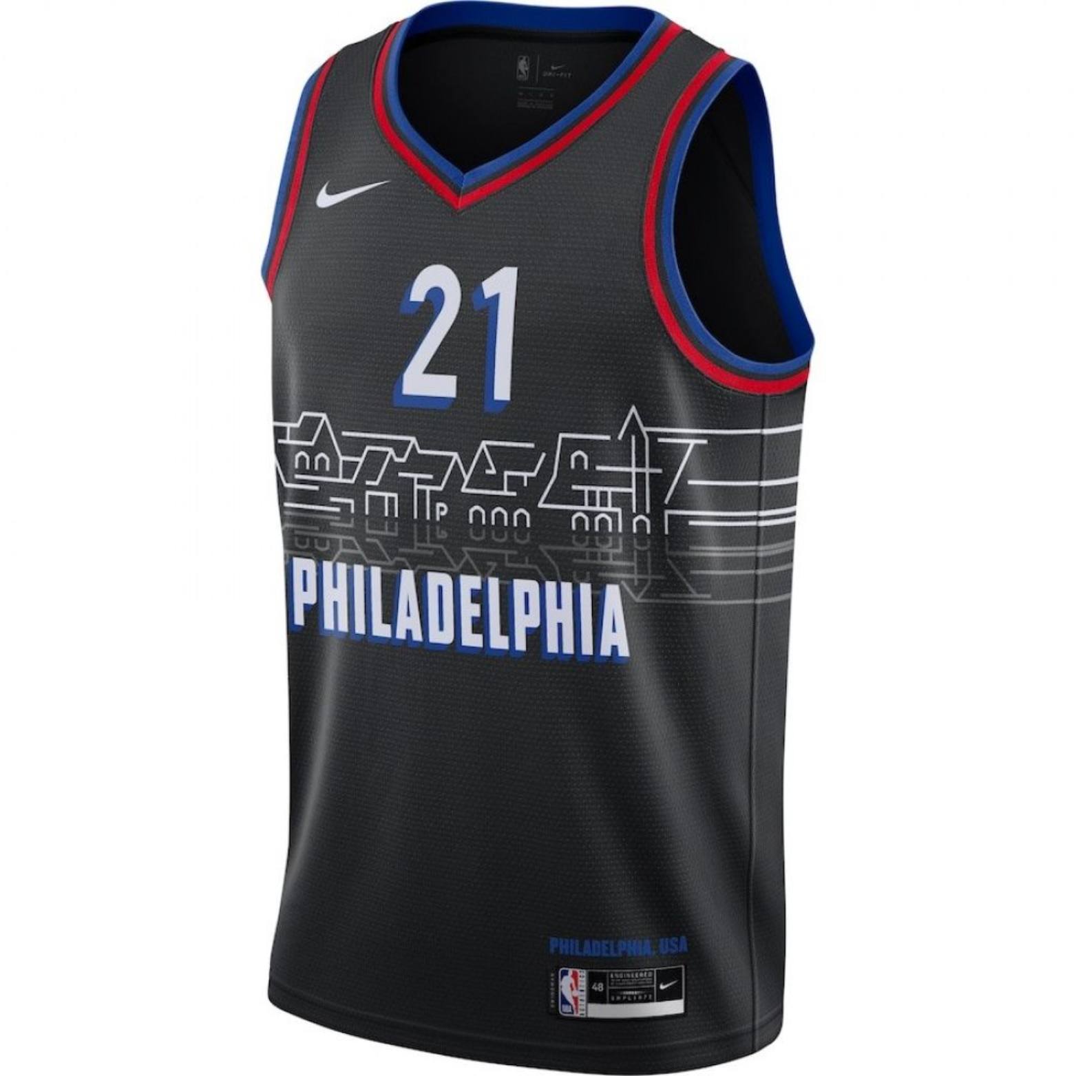 Nike NBA Philadelphia 76ers City Edition Jersey 2020/21