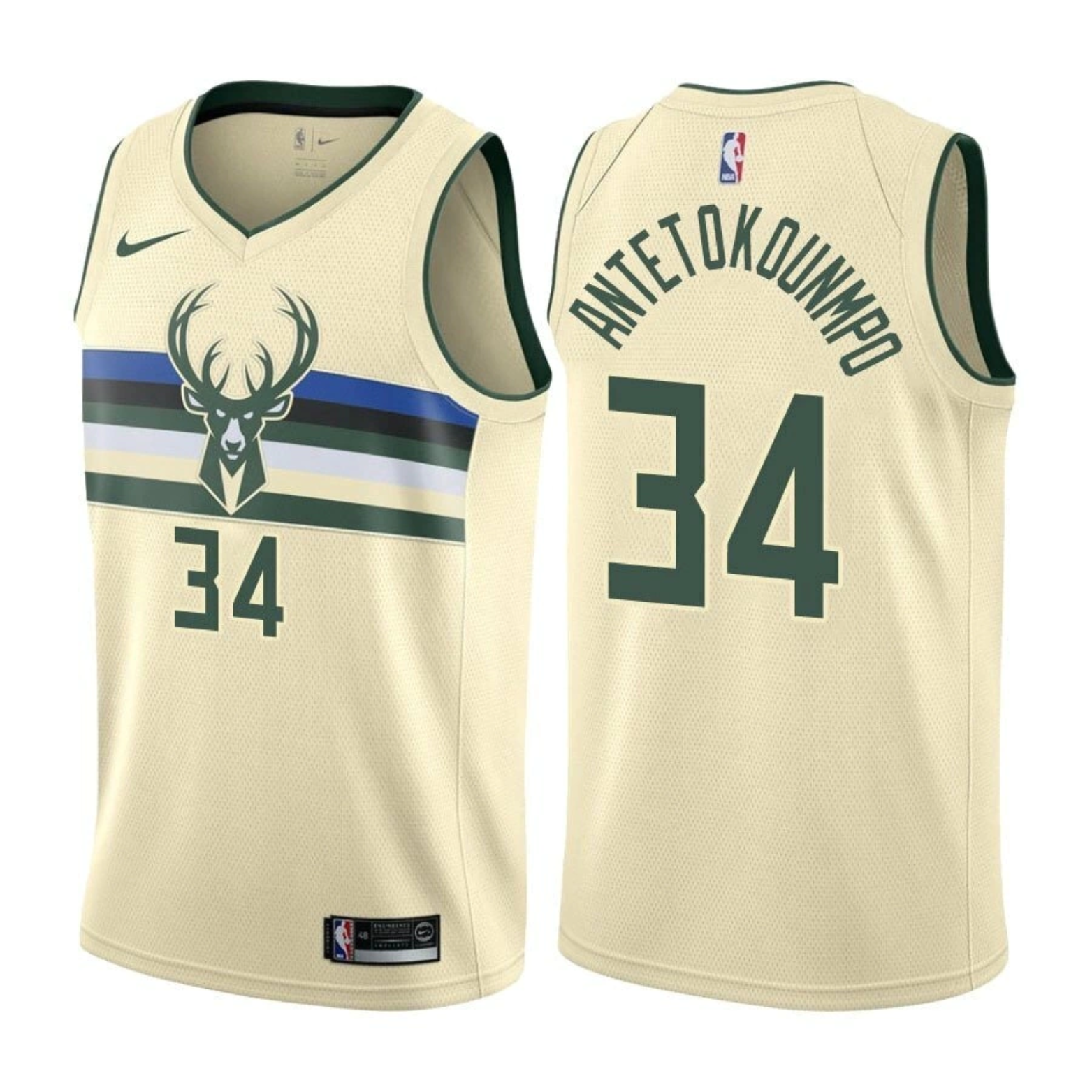 Nike NBA Milwaukee Bucks City Edition Jersey 2018/19