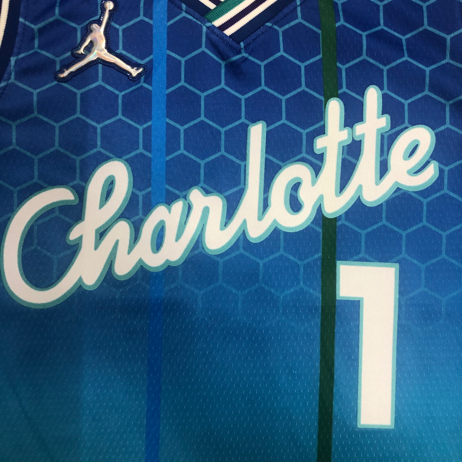 Jordan NBA Charlotte Hornets City Edition 75 Years Jersey 2021/22