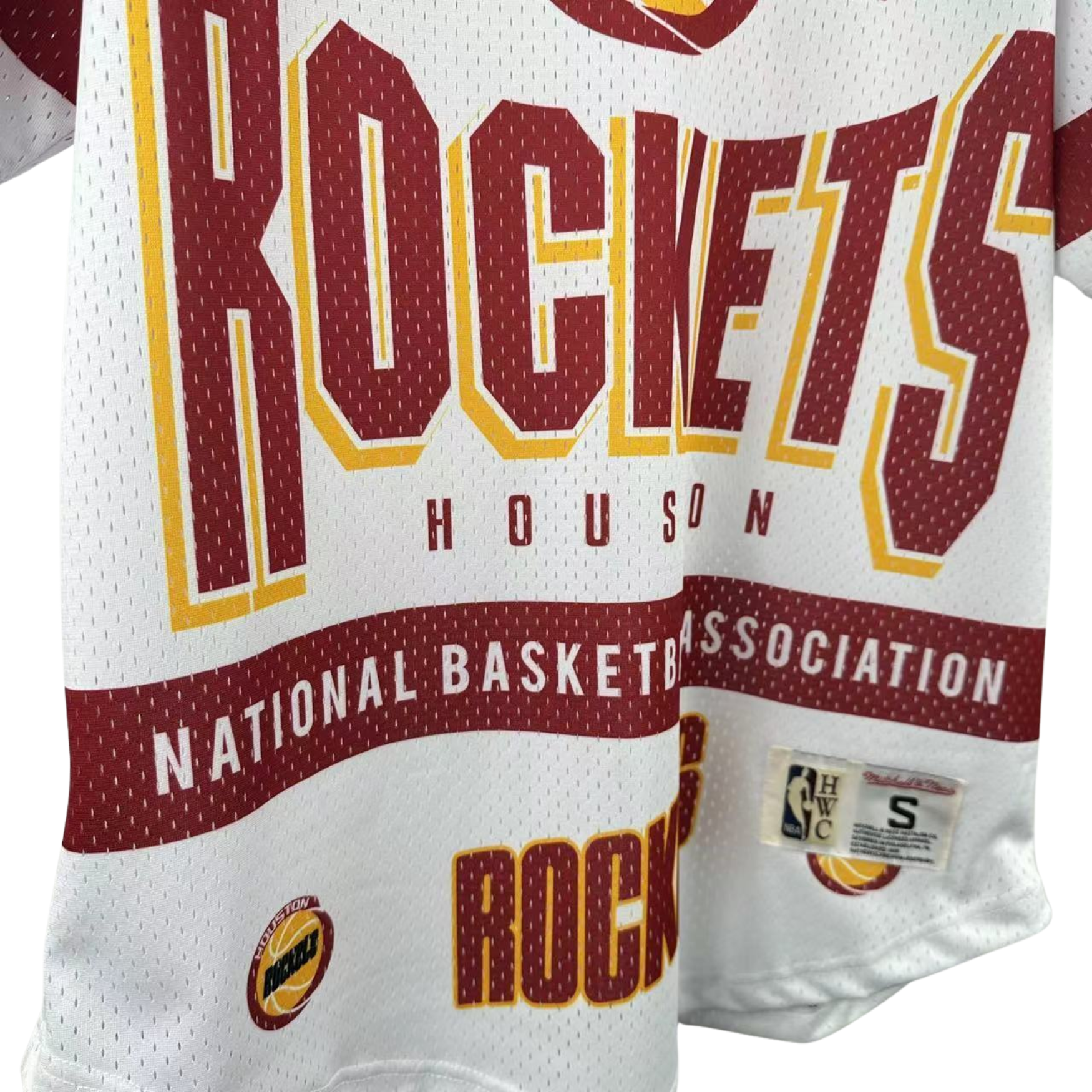 NBA Houston Rockets Mitchell & Ness Hardwood Classics Vintage Shirt