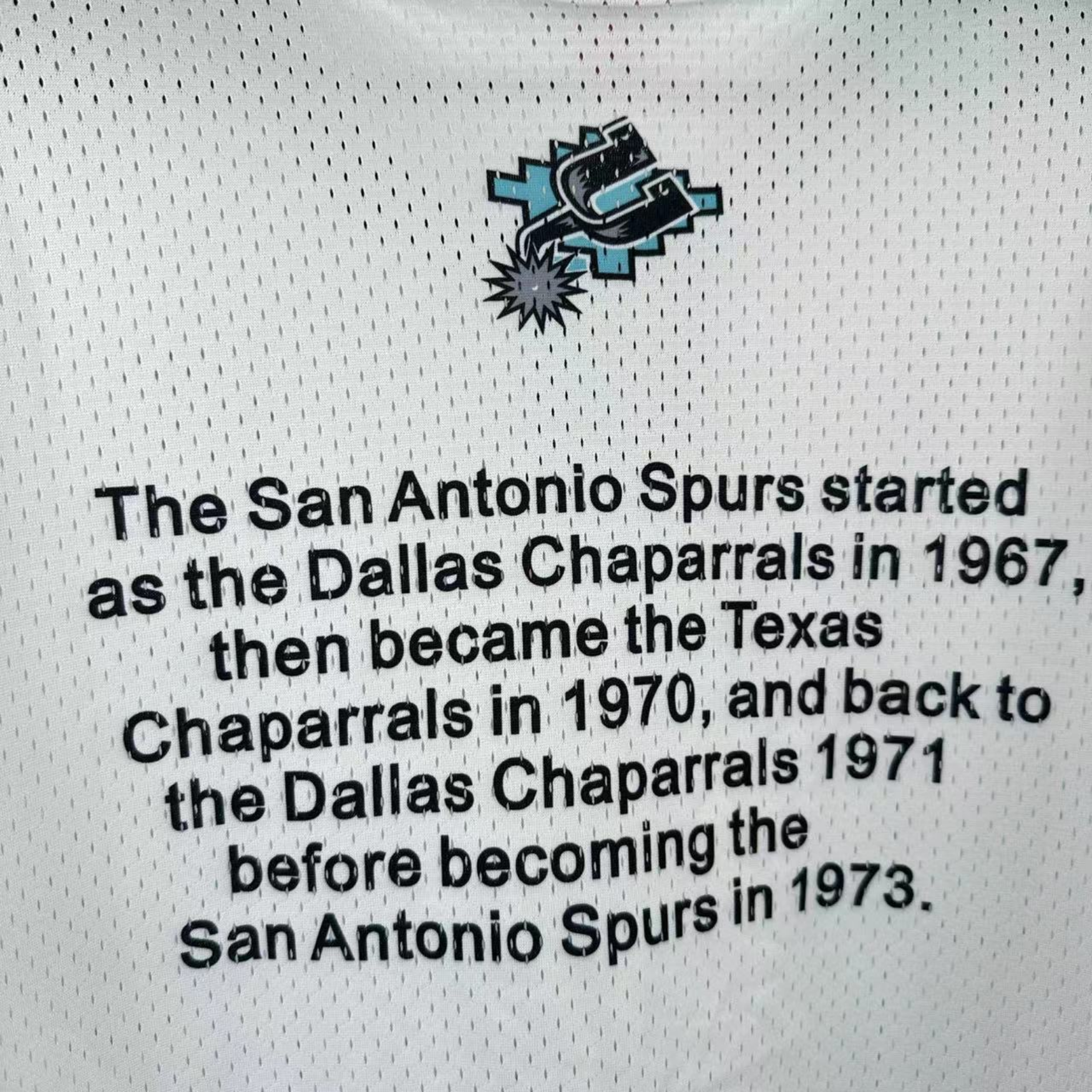 NBA San Antonio Spurs & Ness Hardwood Classics Vintage Jersey