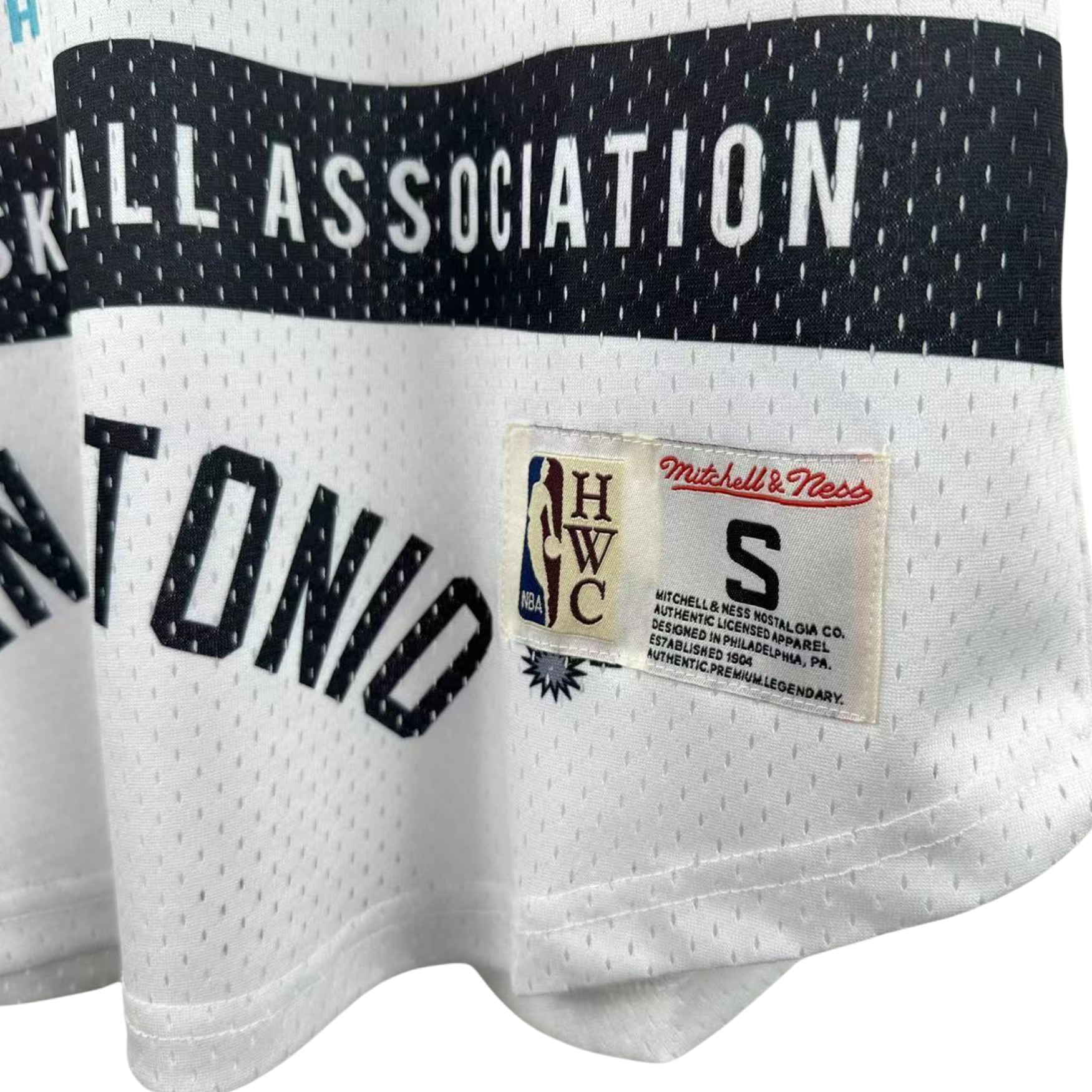 NBA San Antonio Spurs & Ness Hardwood Classics Vintage Jersey