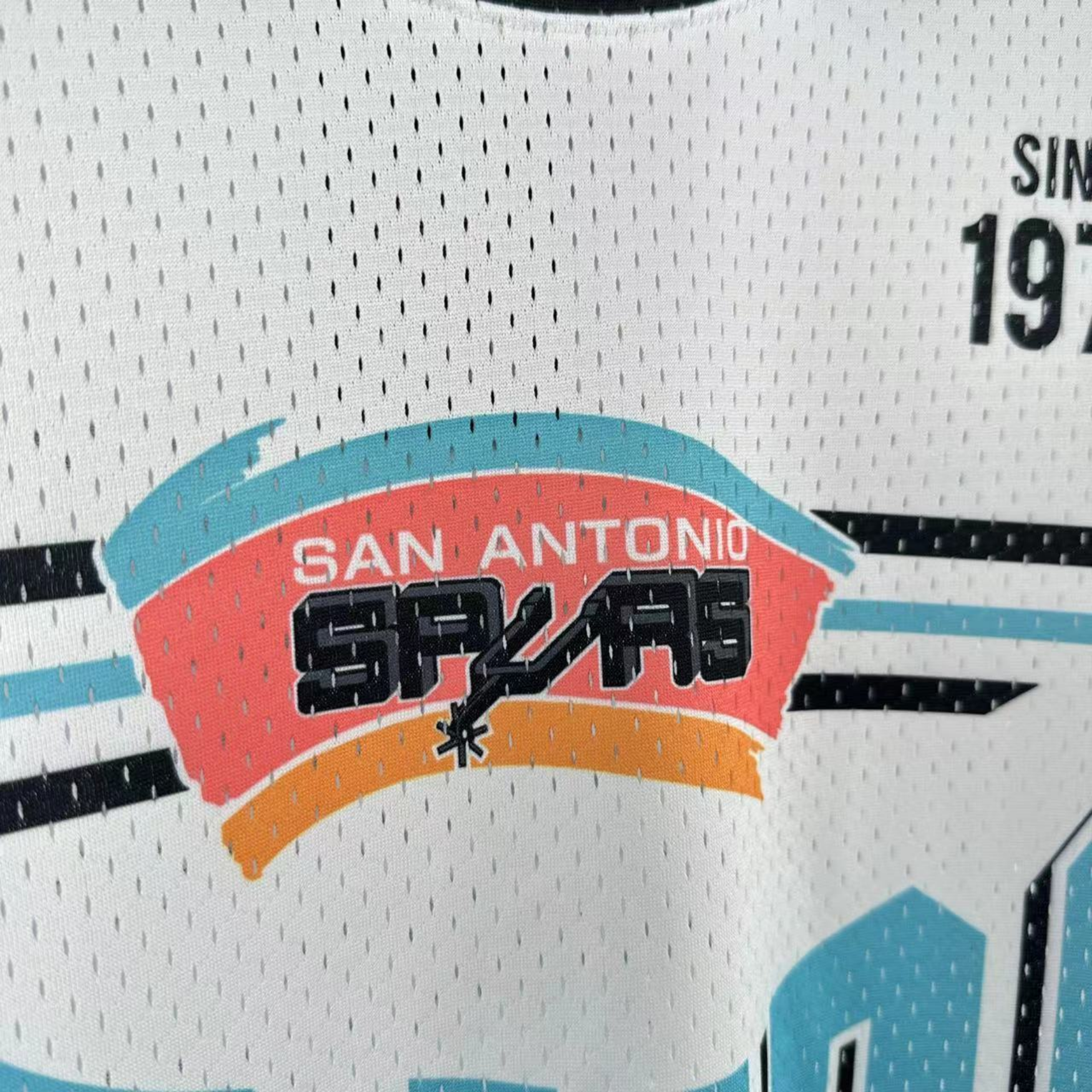 NBA San Antonio Spurs & Ness Hardwood Classics Vintage Jersey