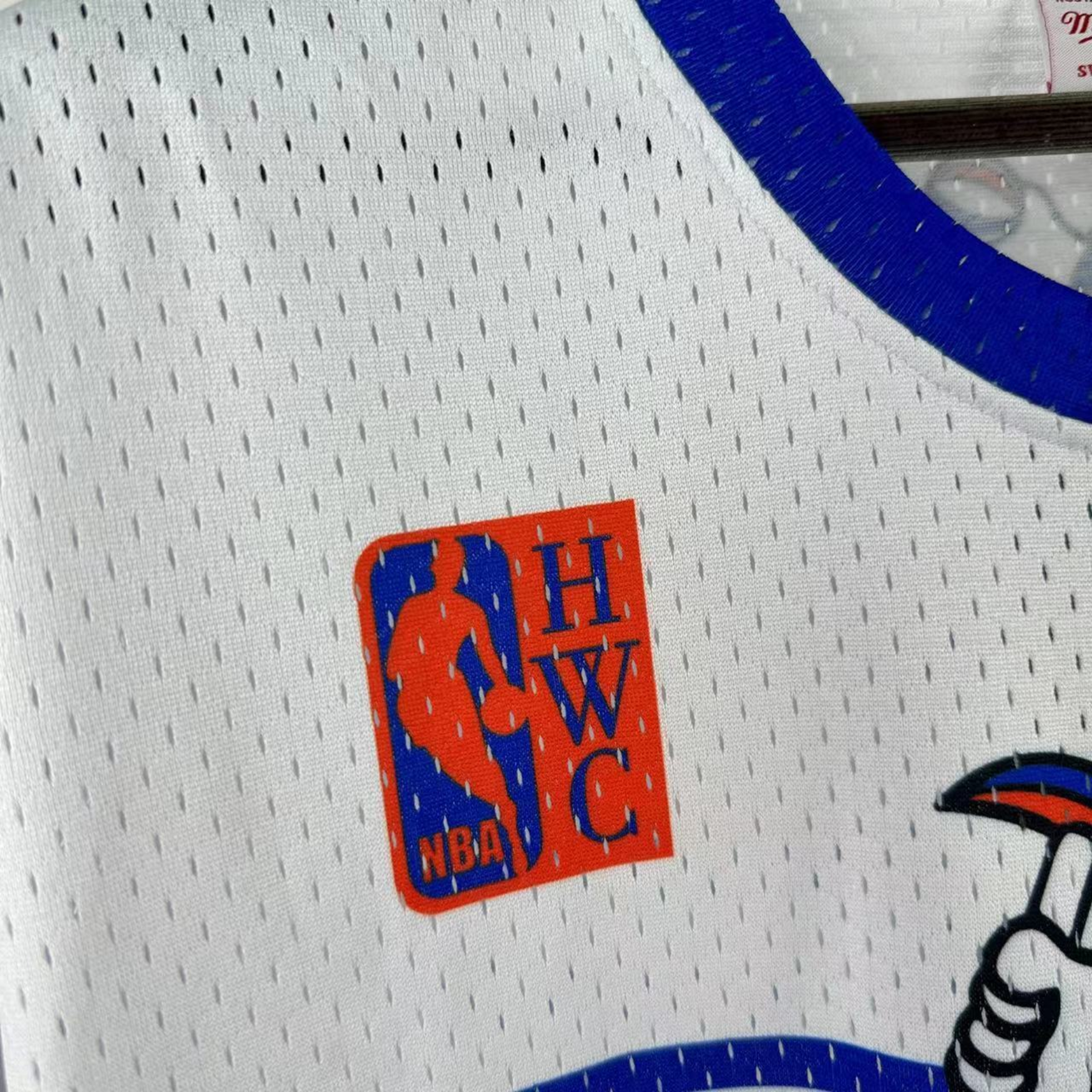 NBA Denver Nuggets & Ness Hardwood Classics Vintage Jersey
