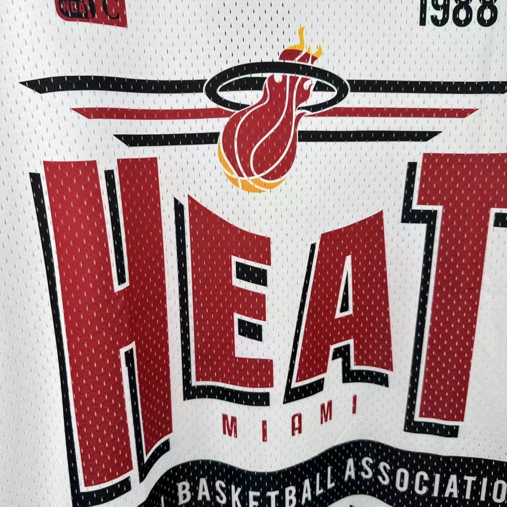 NBA Miami Heat Mitchell & Ness Hardwood Classics Vintage Jersey