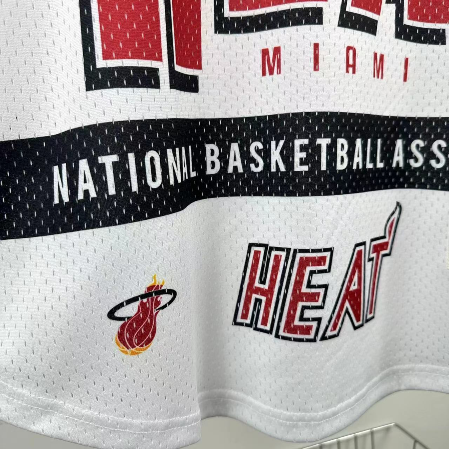 NBA Miami Heat Mitchell & Ness Hardwood Classics Vintage Jersey