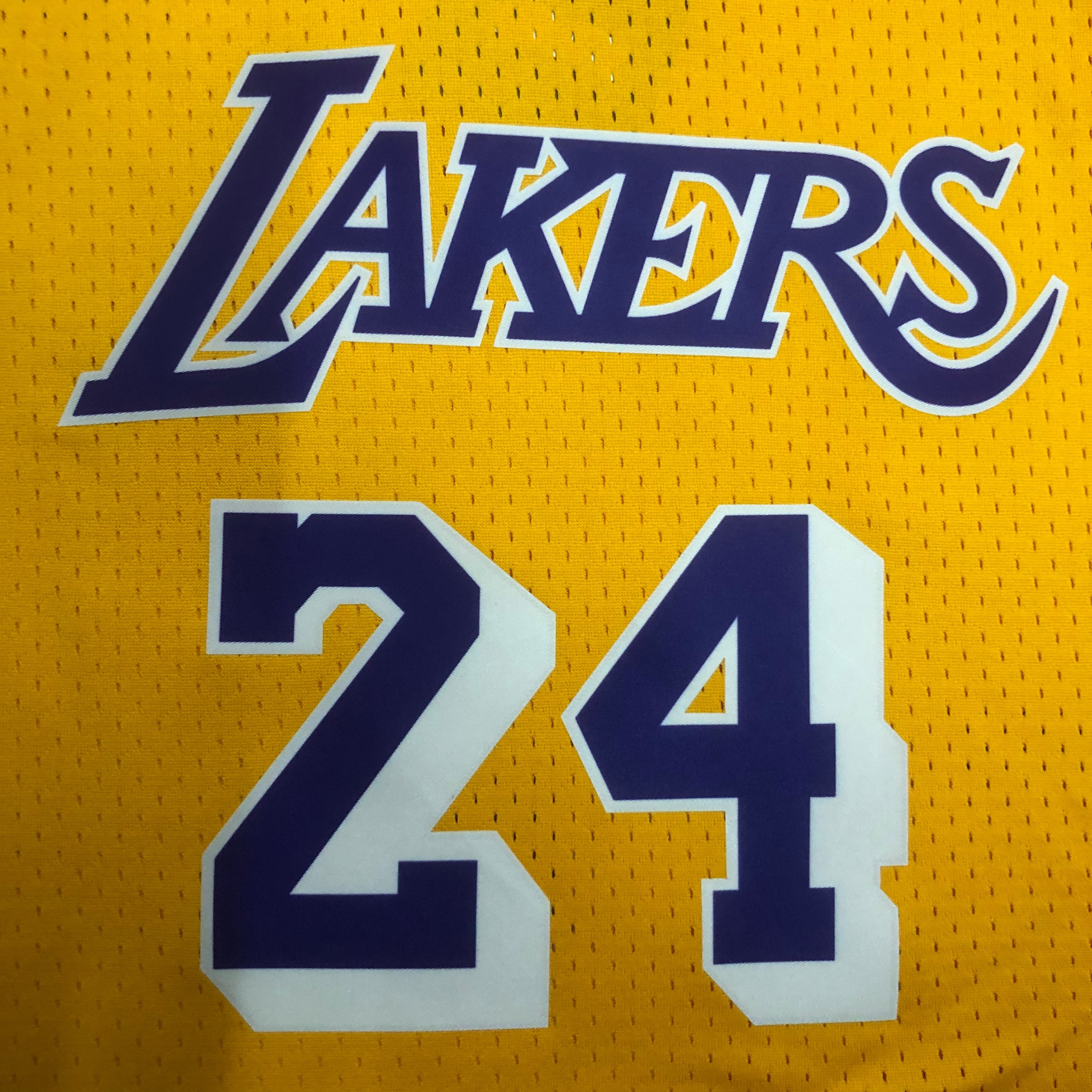 Cropped Jersey Lakers Mitchell & Ness Hardwood Classics