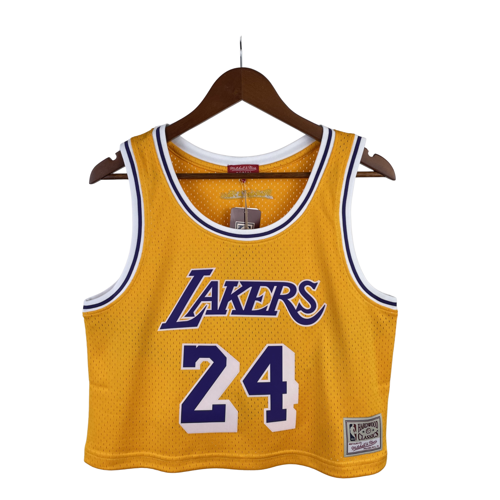 Cropped Jersey Lakers Mitchell & Ness Hardwood Classics