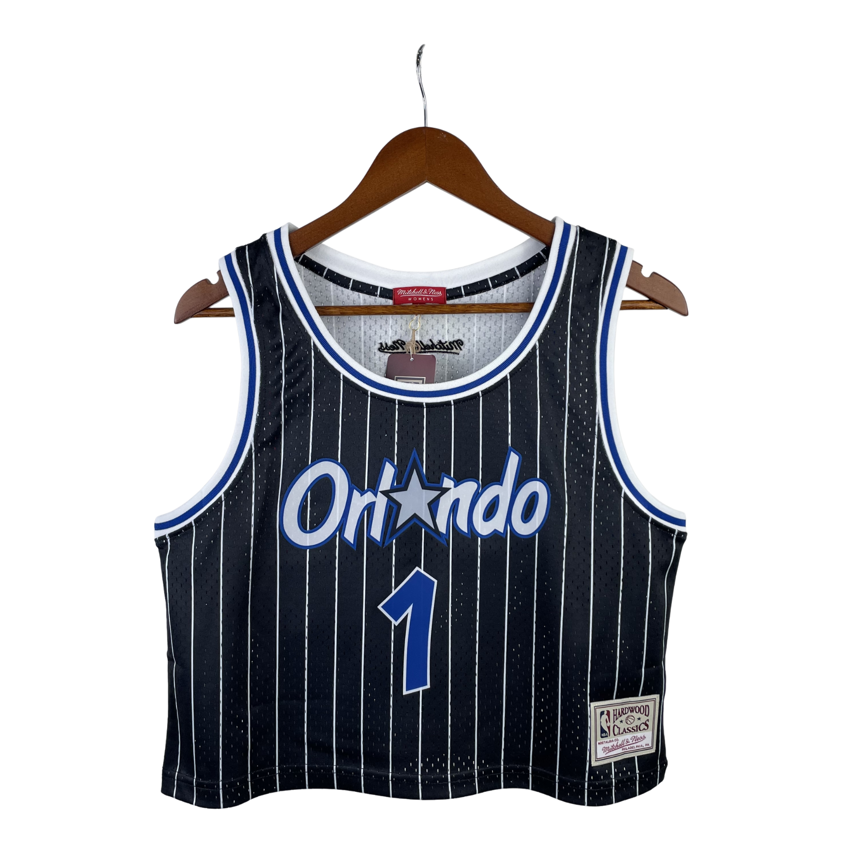 Orlando Magic Mitchell & Ness Hardwood Classics Cropped Jersey