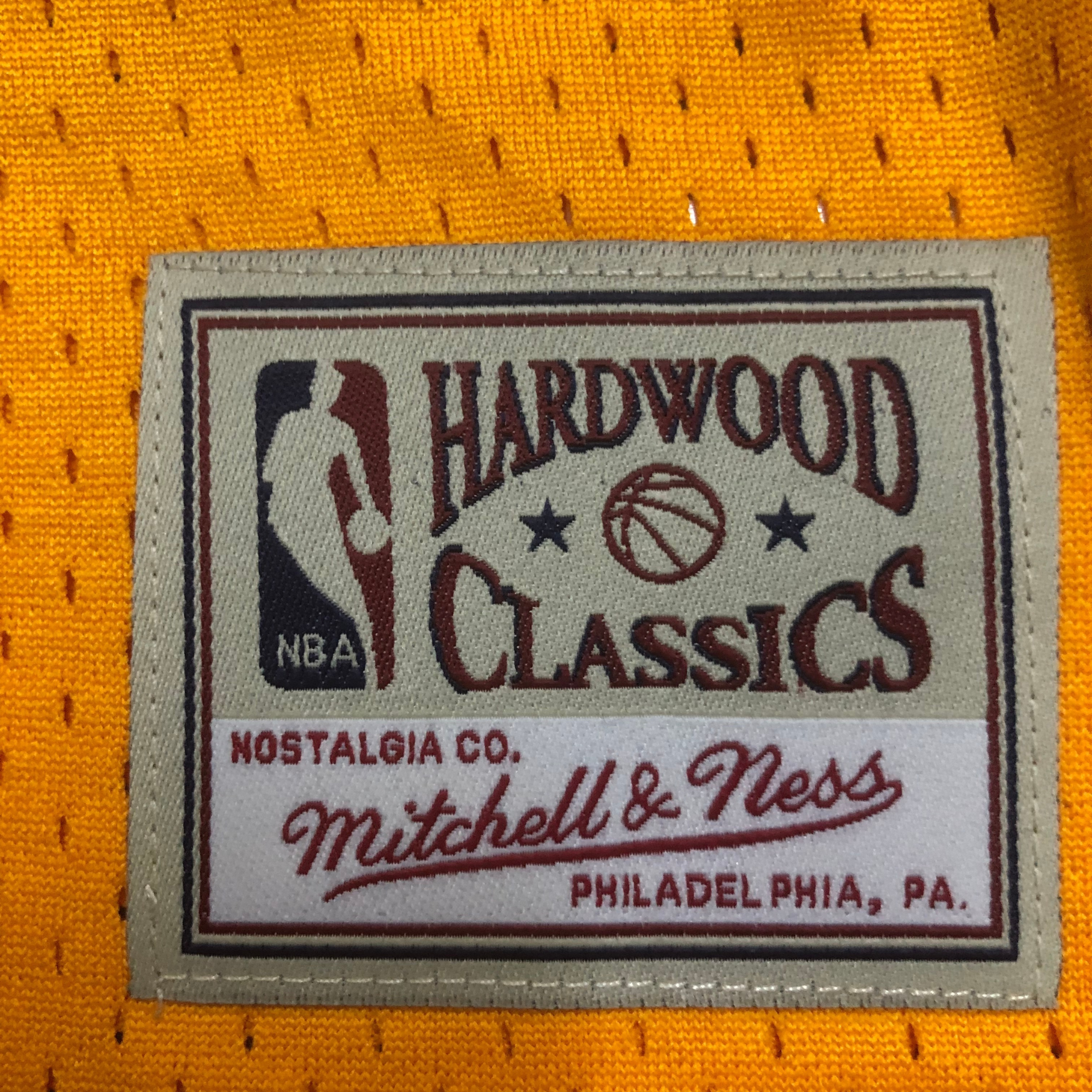 Cropped Jersey Lakers Mitchell & Ness Hardwood Classics