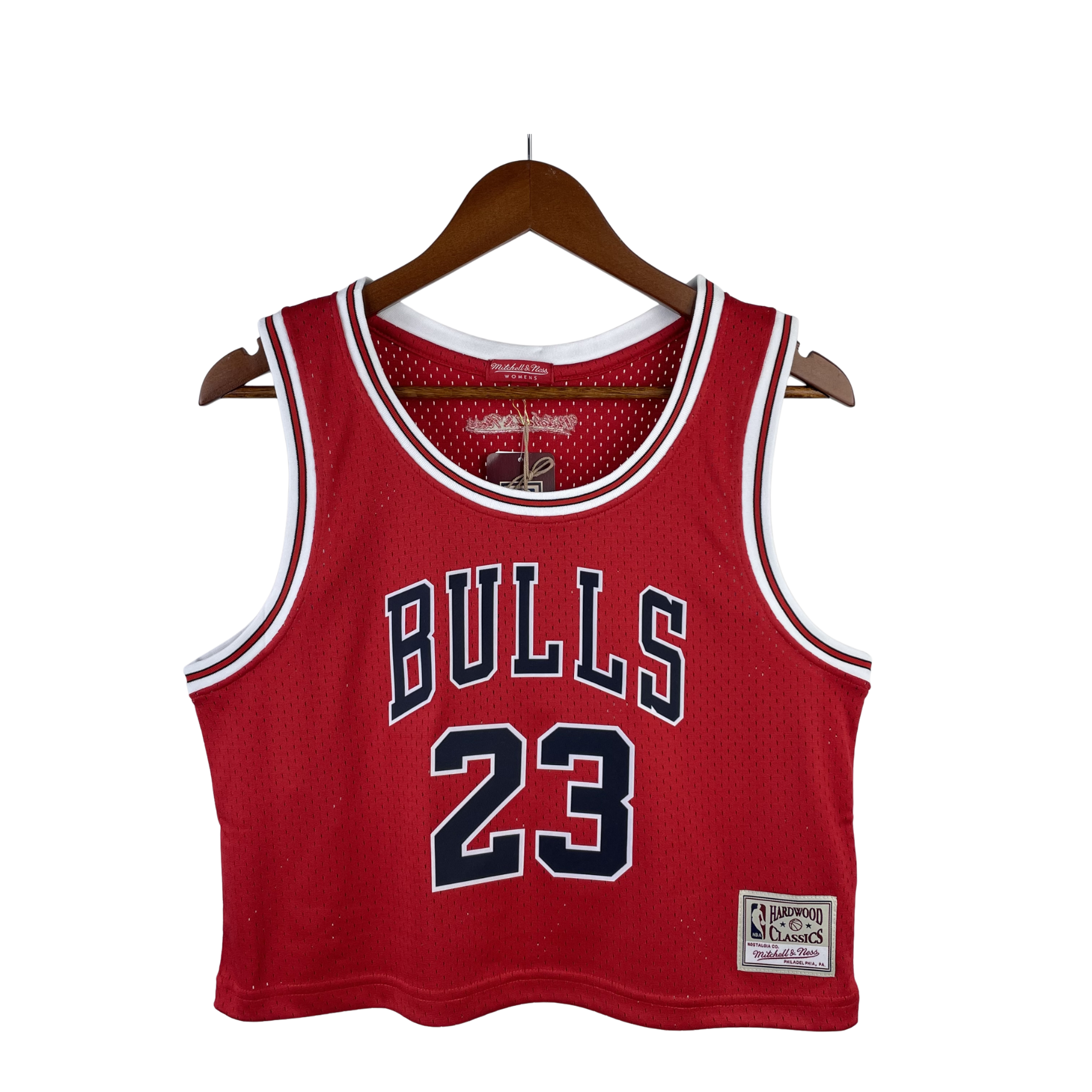 Cropped Tank Top Chicago Bulls Mitchell & Ness Hardwood Classics