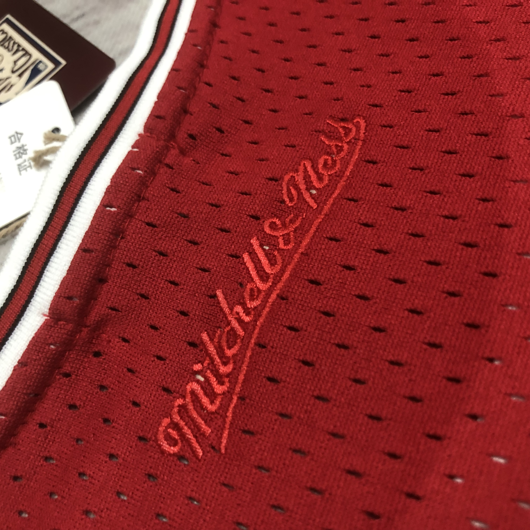 Cropped Tank Top Chicago Bulls Mitchell & Ness Hardwood Classics