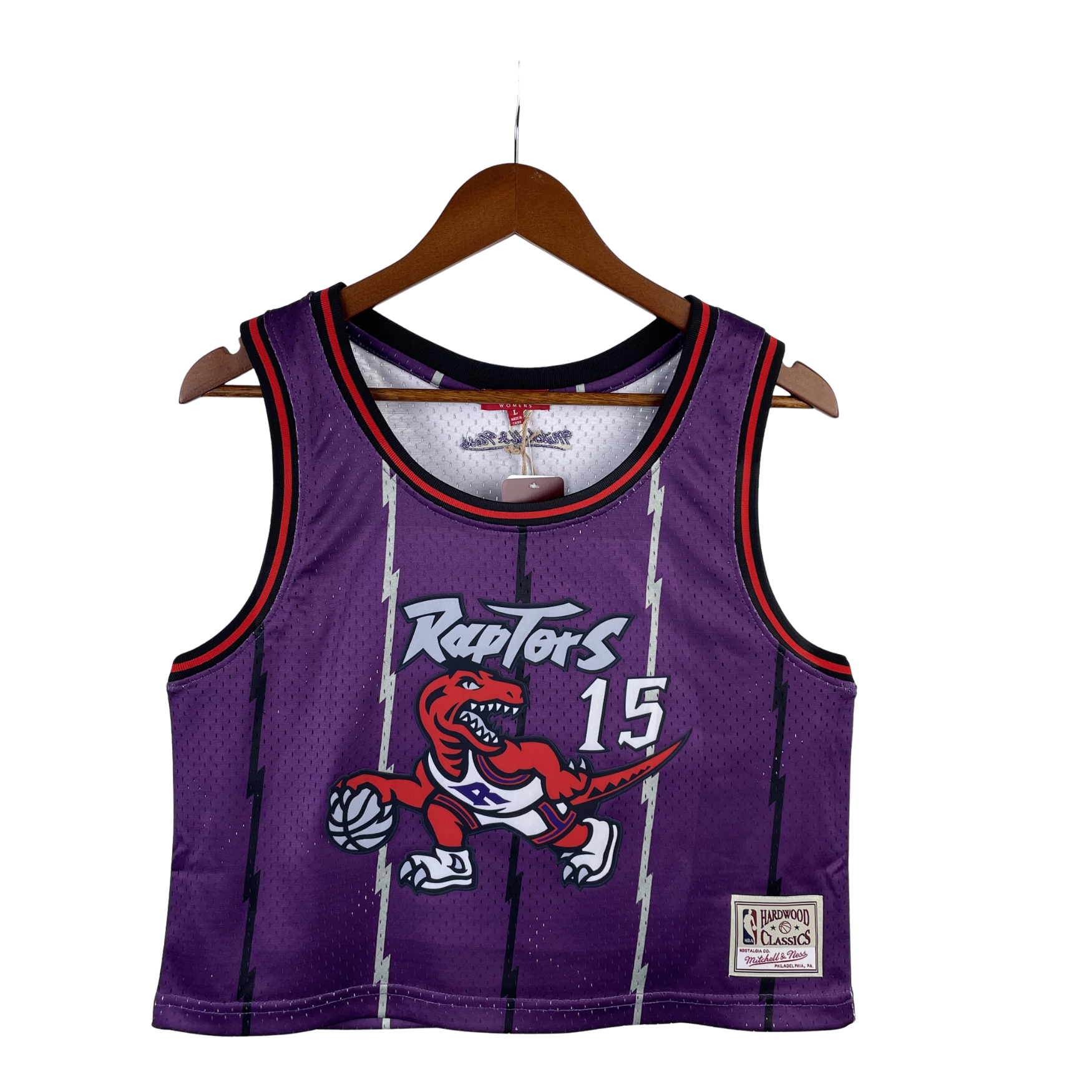 Toronto Raptors Mitchell & Ness Hardwood Classics Cropped Jersey