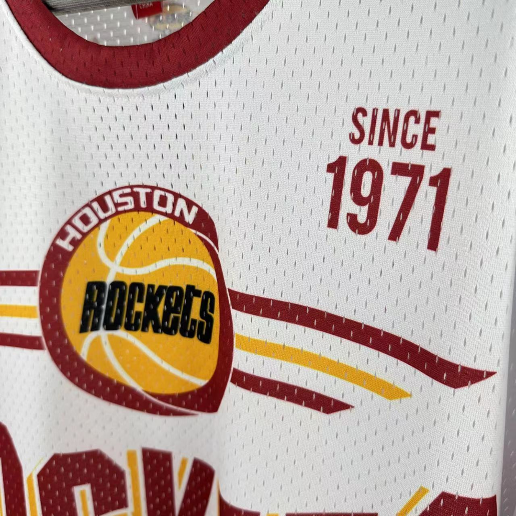 NBA Houston Rockets Mitchell & Ness Hardwood Classics Vintage Shirt