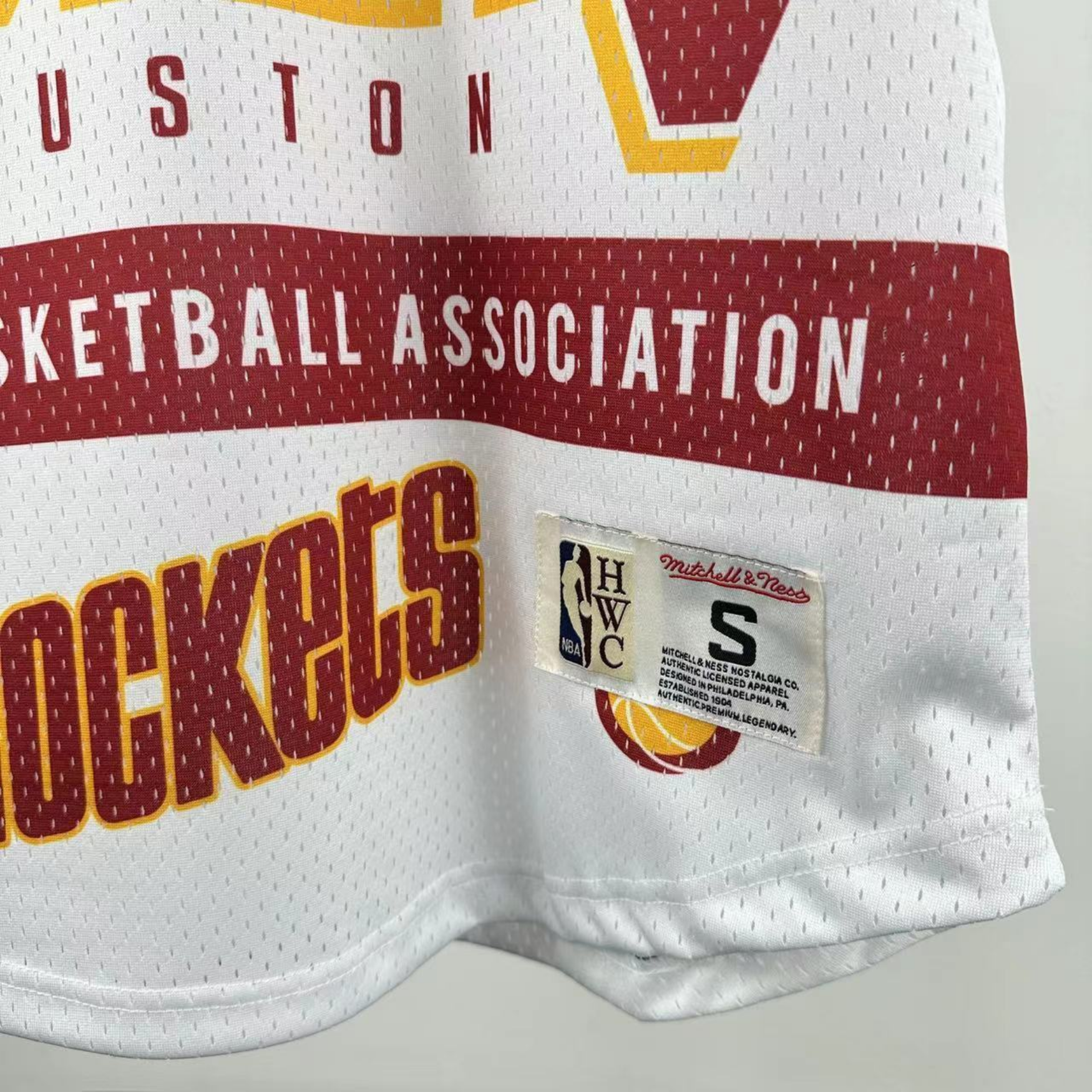 NBA Houston Rockets Mitchell & Ness Hardwood Classics Vintage Shirt