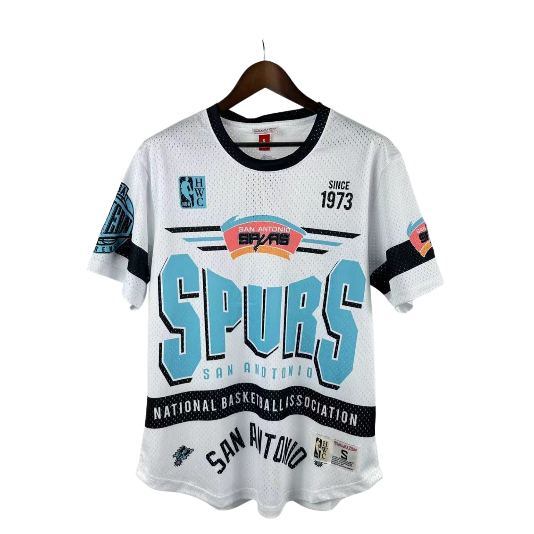 NBA San Antonio Spurs & Ness Hardwood Classics Vintage Jersey
